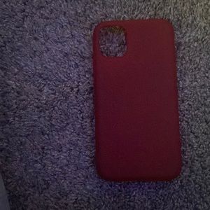 iPhone 11 red phone case